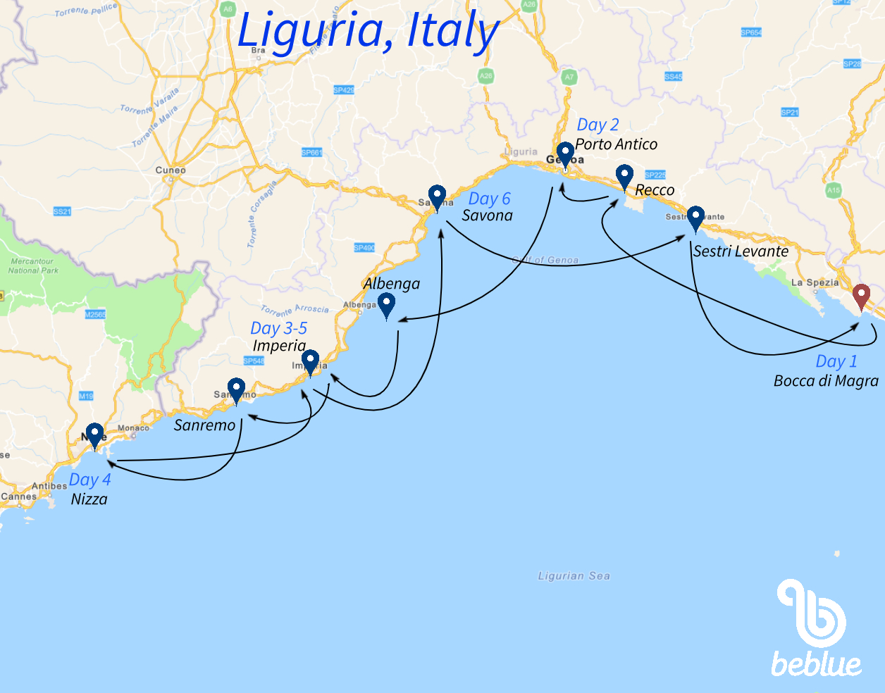 Italy: Region of Liguria