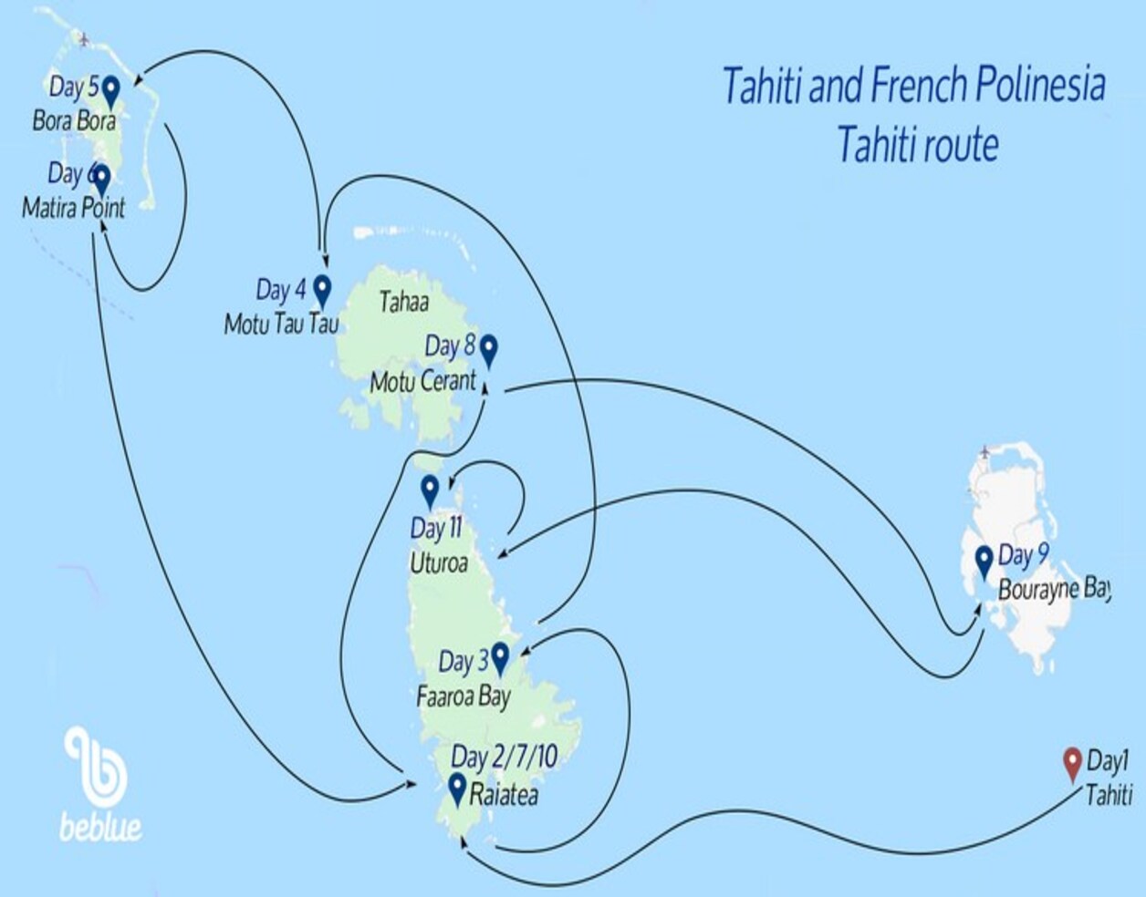 Tahiti - Raiatea: Polynesia 11 days - ID 296