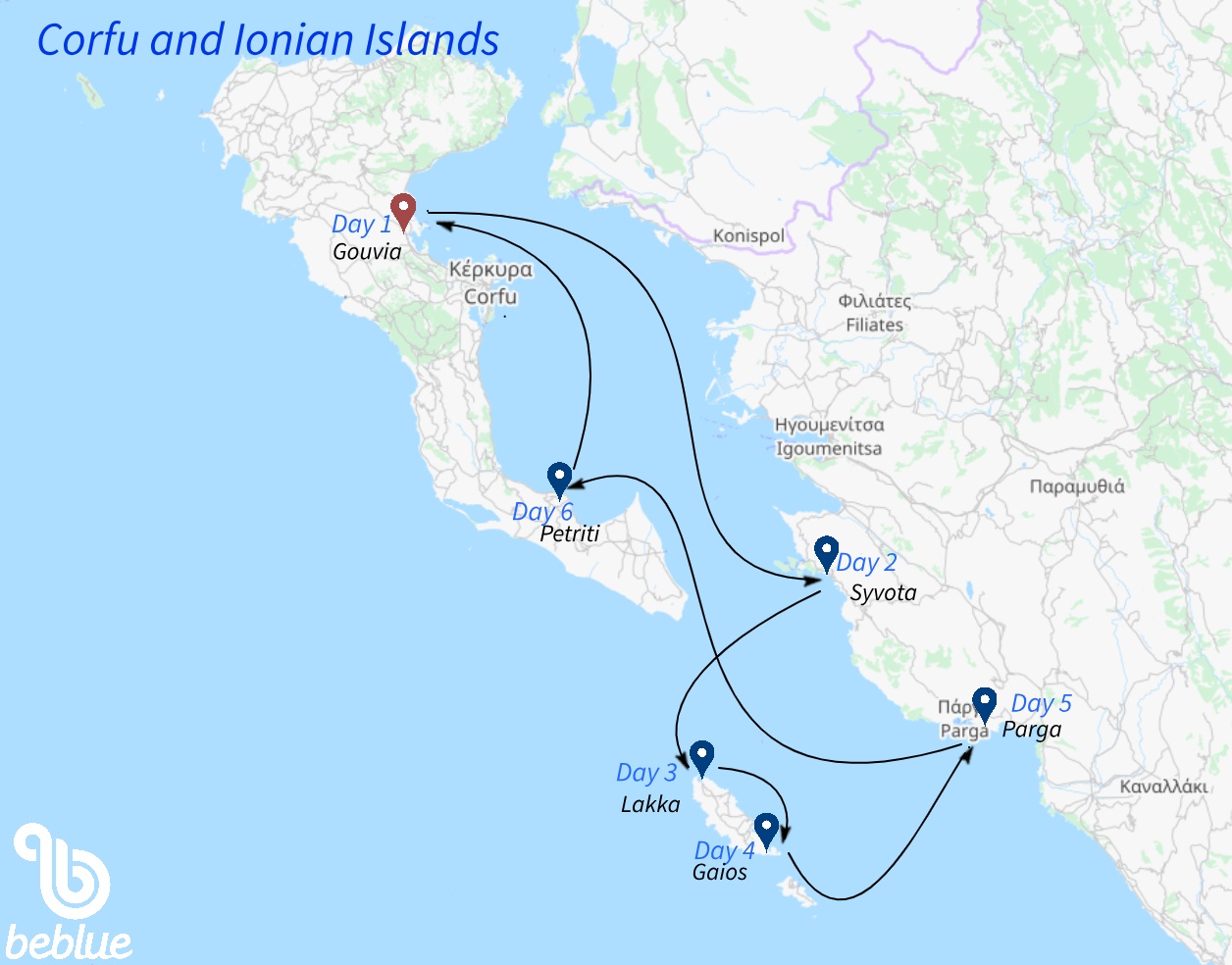 Ionian Islands from Corfù - ID 545