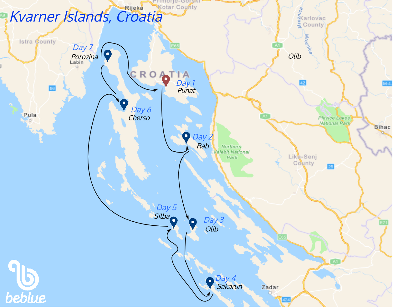 Kvarner Islands from Punat - ID 327