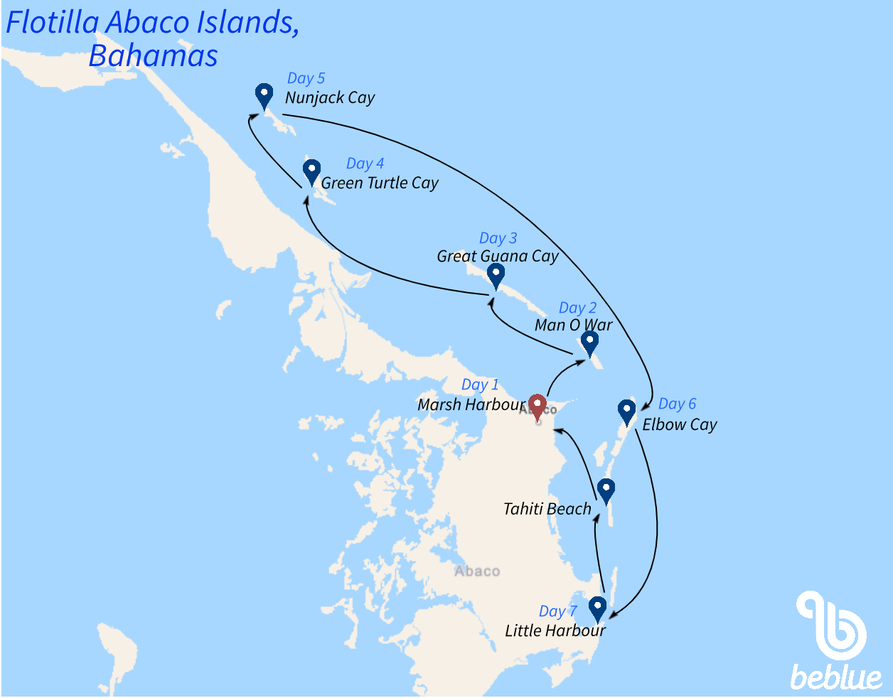Flottiglia Isole Abaco, Bahamas - ID 485