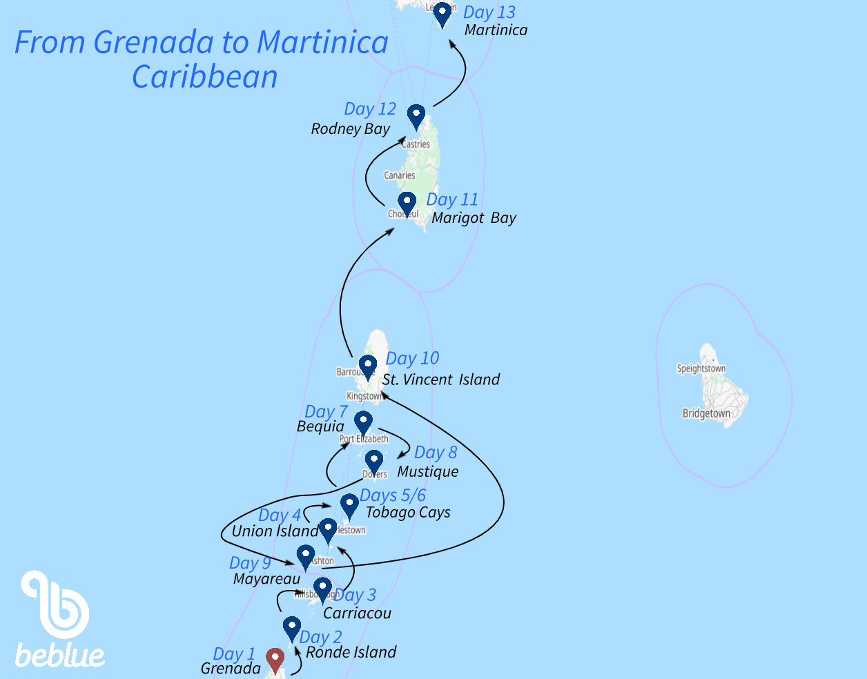 Grenada - Martynika - ID 492