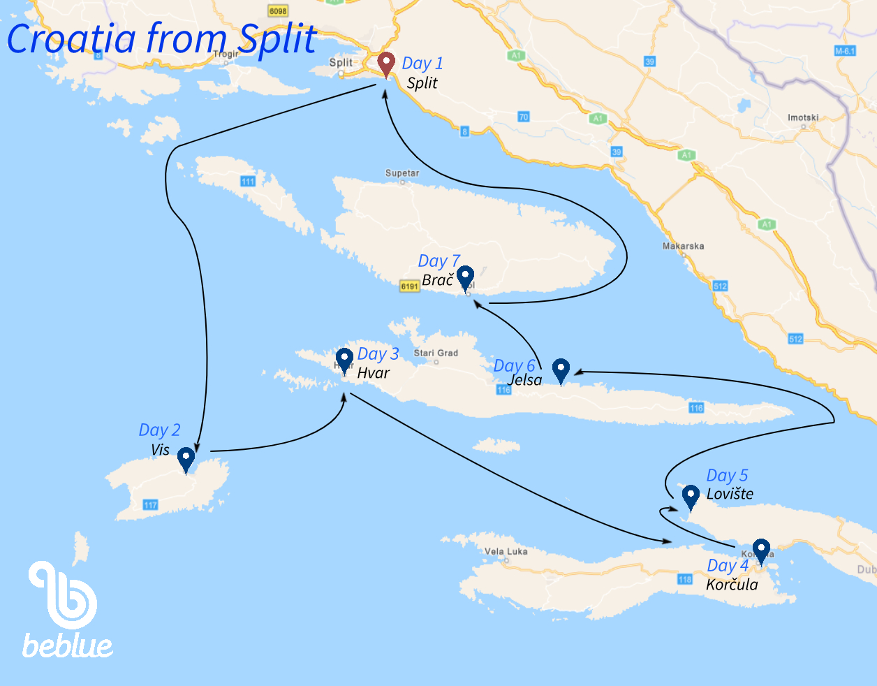 Gulet cruise from Split - ID 510