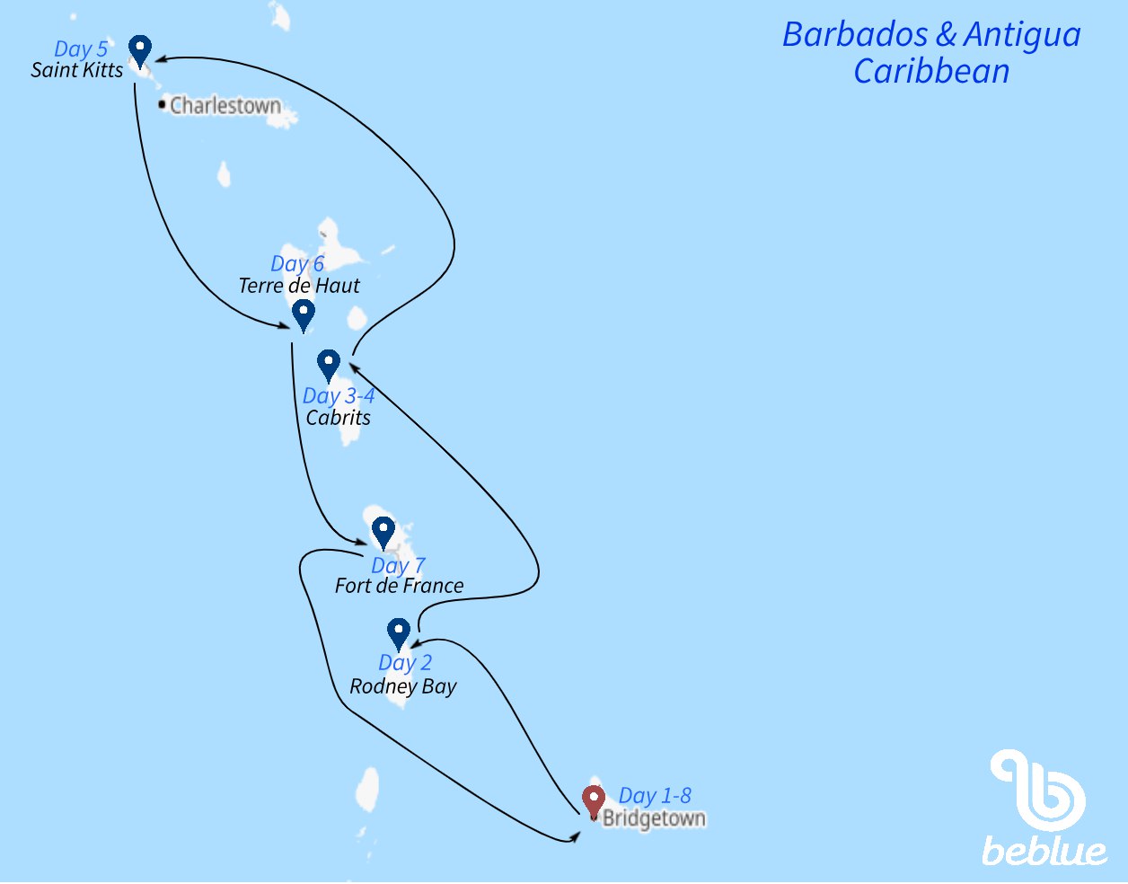 Barbados e Antigua - ID 532