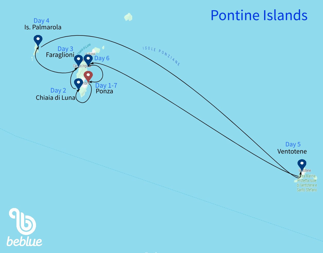 Pontine Islands from Ponza - ID 554