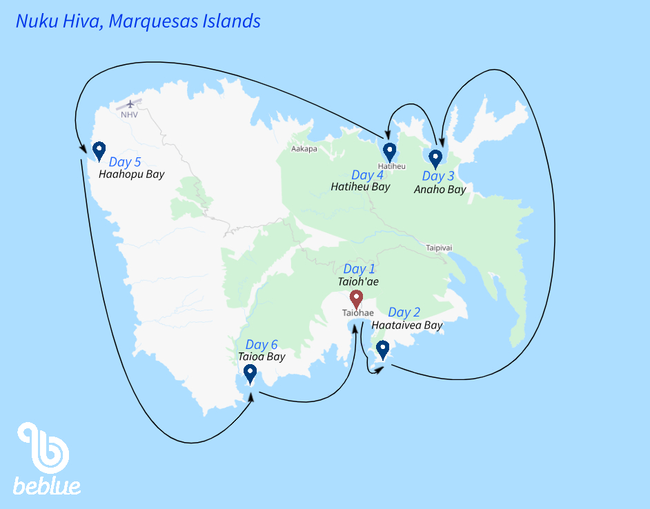 Marquesas Islands from Nuku Hiva - ID 539