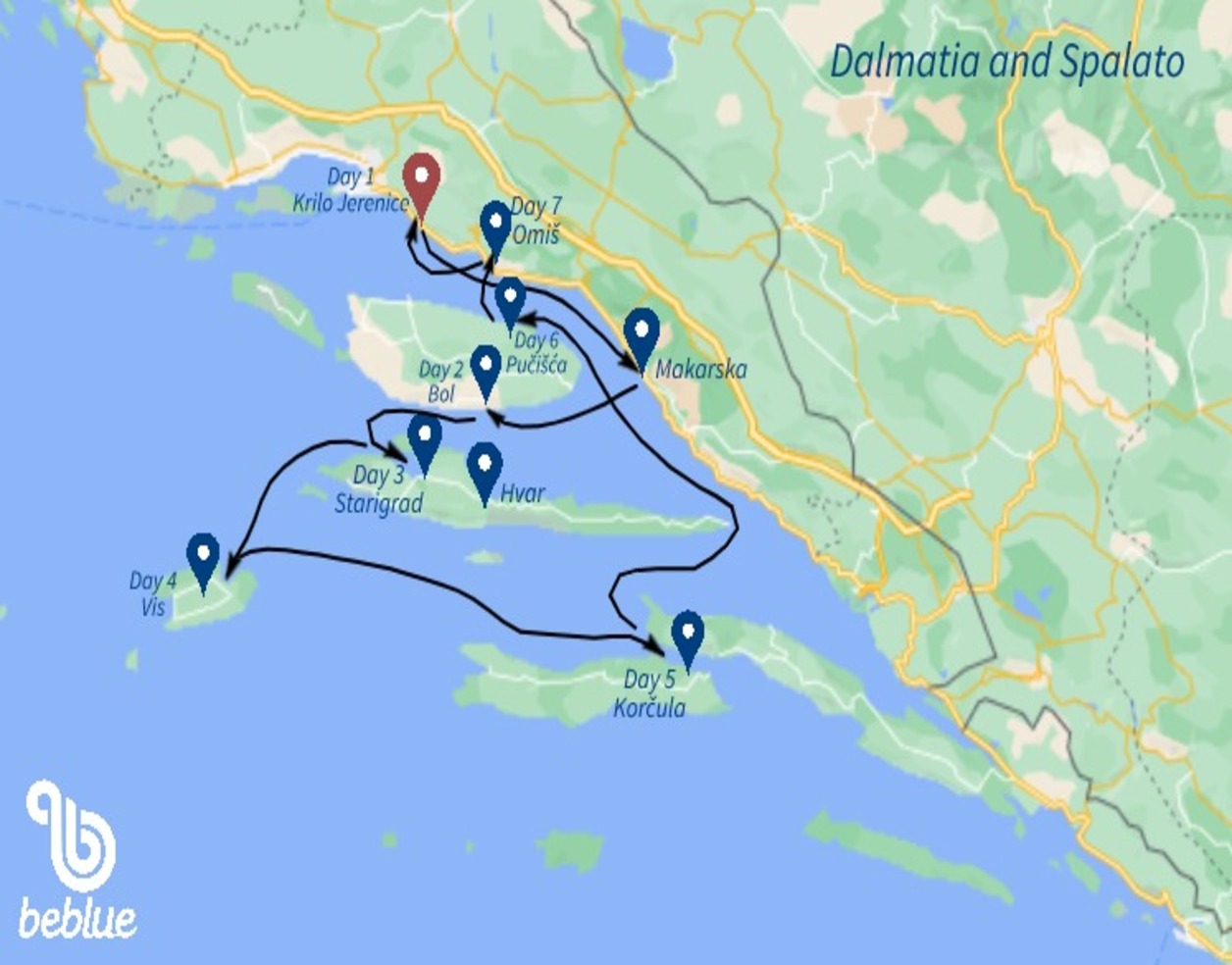 Gulet cruise Dalmatia and Split, Croatia - ID 67