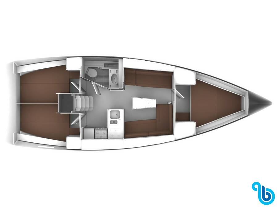 Bavaria Cruiser 37, Alani