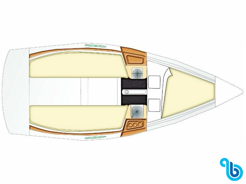 Beneteau First 21.7, Vidra