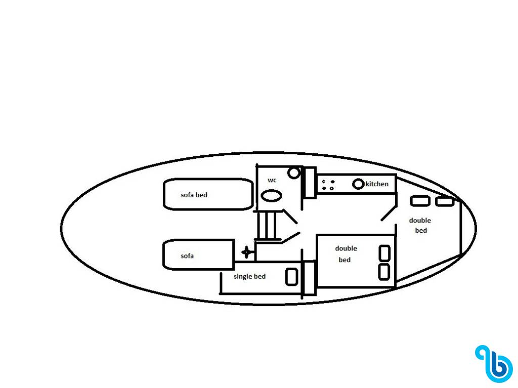 Classsic dalmatian boat, Palagruža