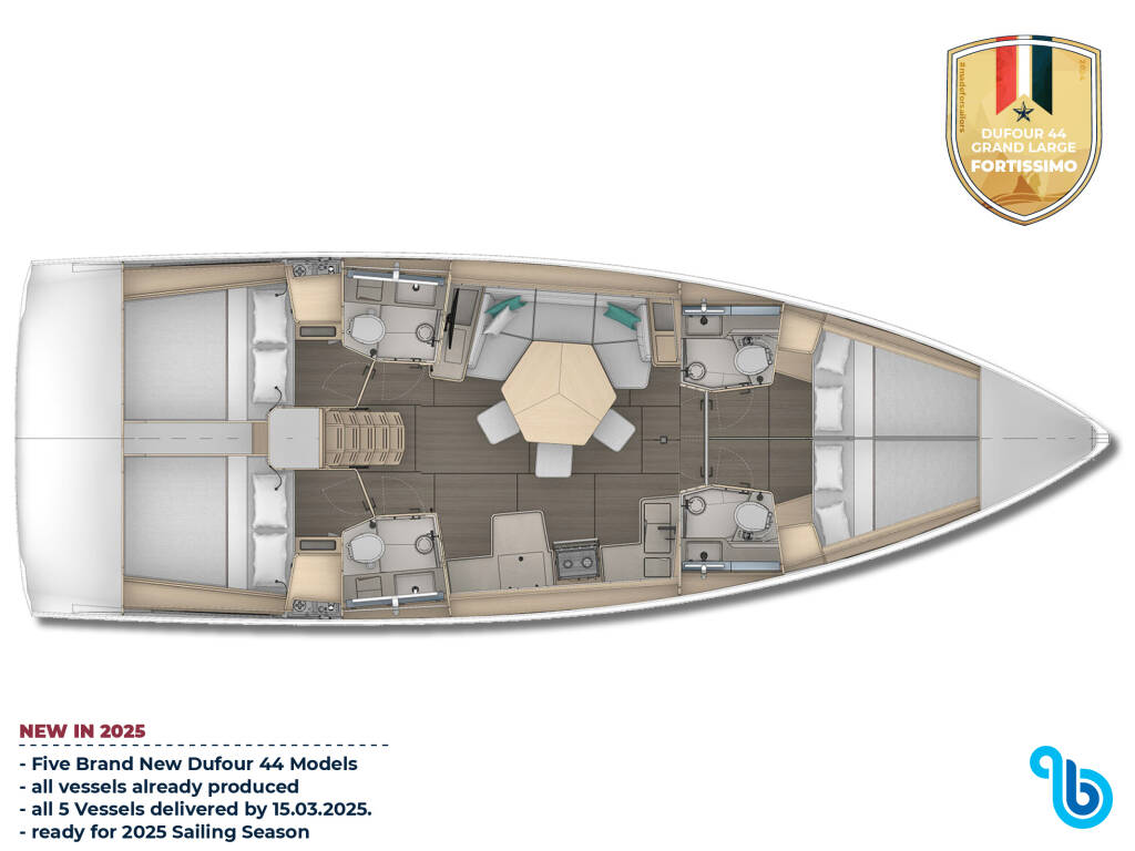 Dufour 44 Grand Large, Brand New #1