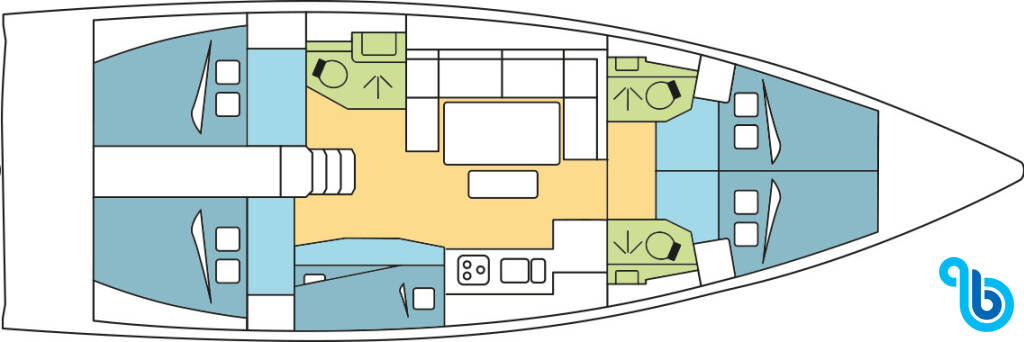 Dufour 460 GL, AMARANTE