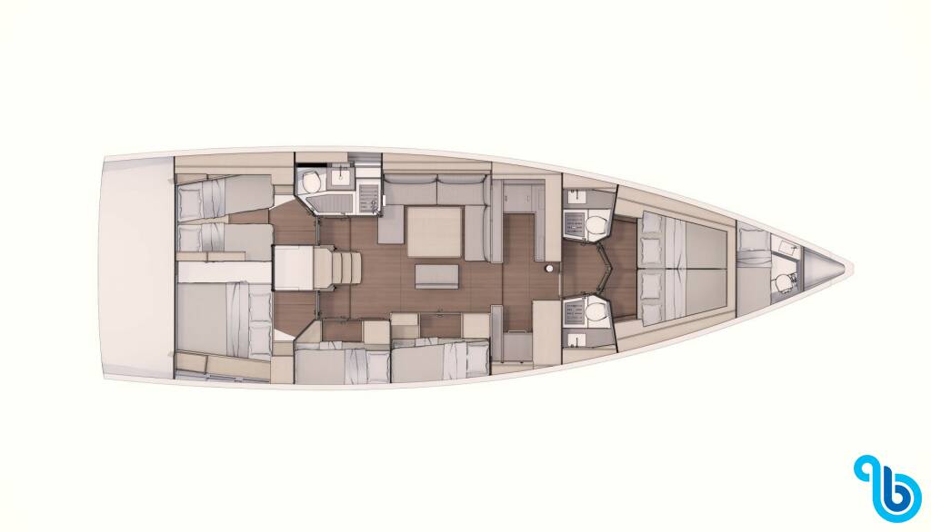 Dufour 530, D 530 - 1/6