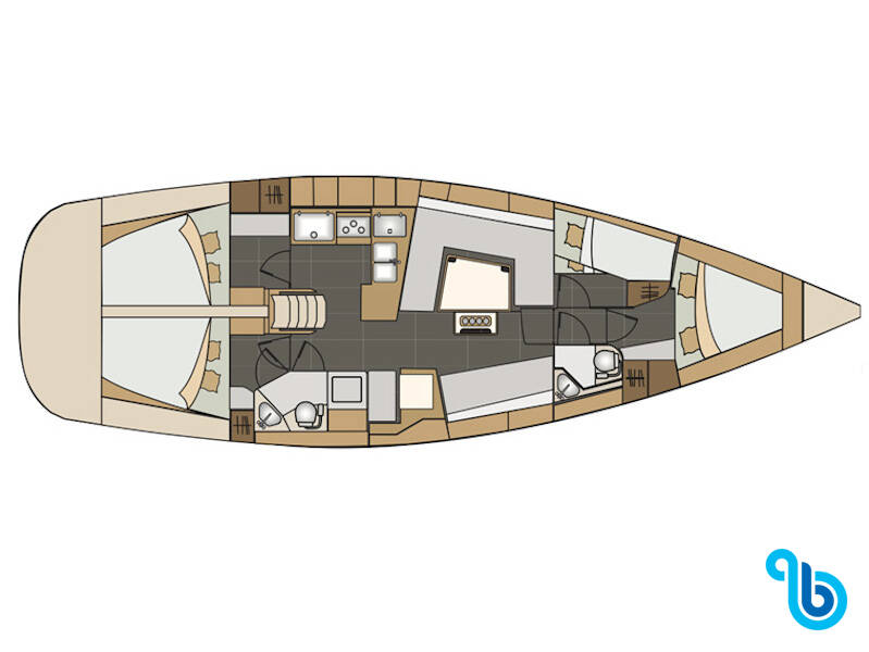 Elan 45 Impression, Perlen