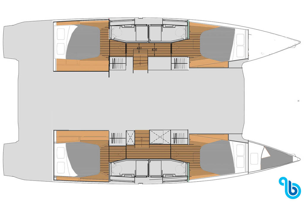 Fountaine Pajot Elba 45, BE NAUTI