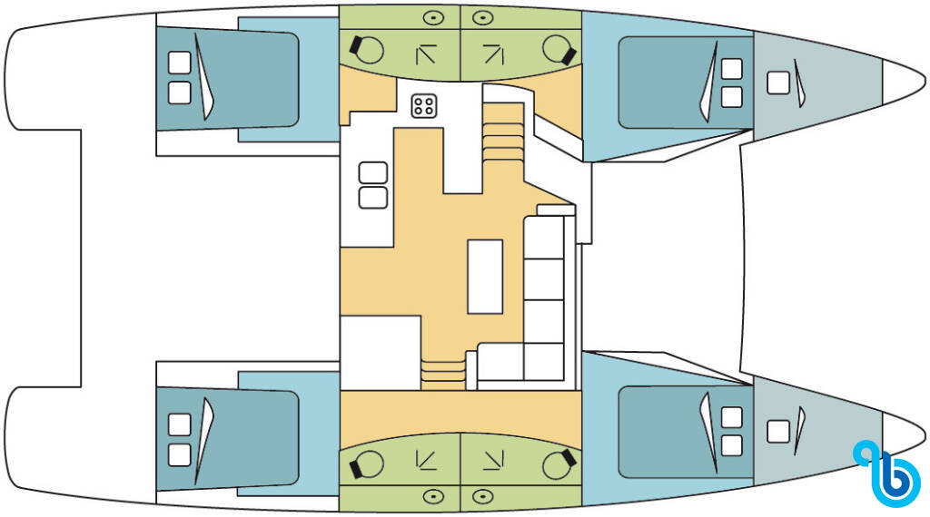 Fountaine Pajot Elba 45, BLUE VELVET