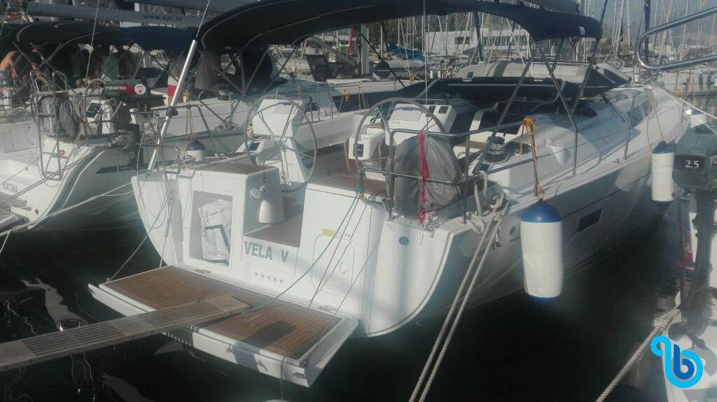 Hanse 455, Vela