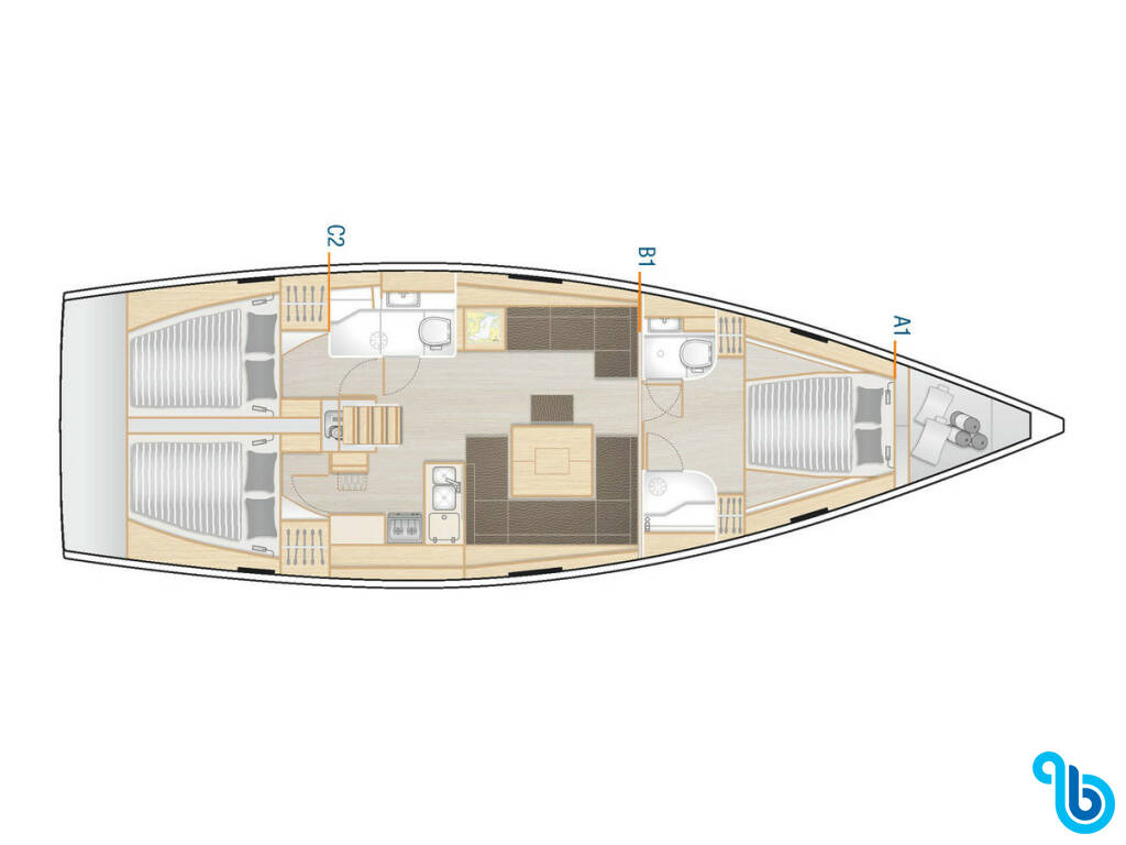 Hanse 458 , ELLA