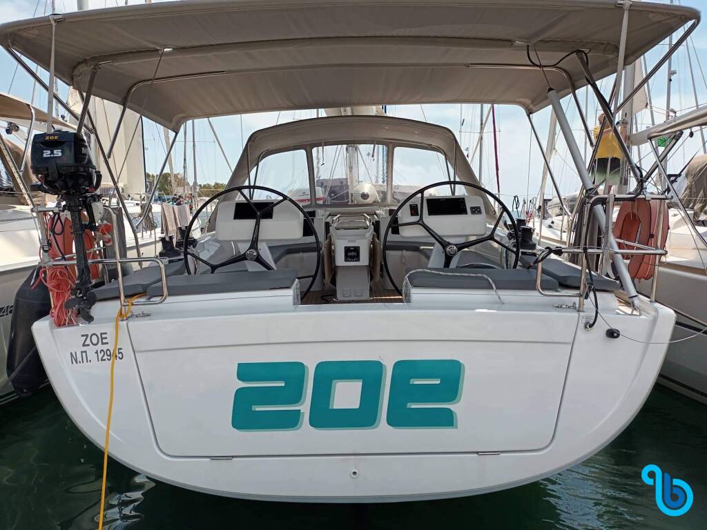 Hanse 458, ZOE (Generator, Watermaker, Full teak deck, Pearl Grey Hull)