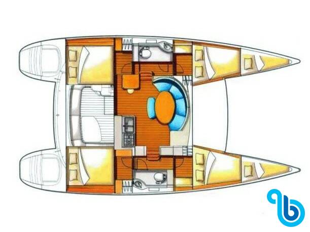 Lagoon 380 S2, Astra