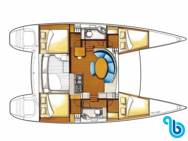 Lagoon 380, PRES- L38-17-G