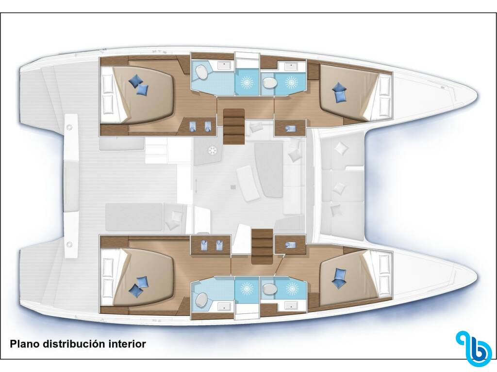 Lagoon 42, Verne