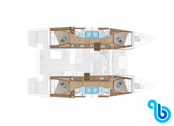 Lagoon 46, Sail Andromeda