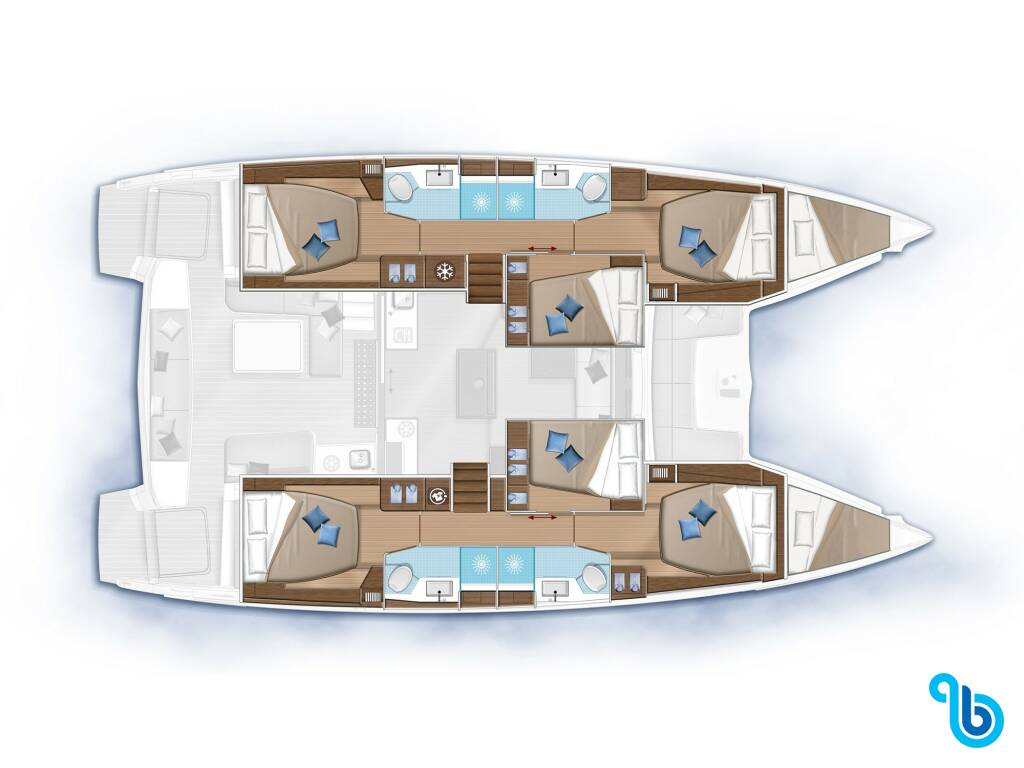 Lagoon 50 A, NEW L50 ATH (ONLY SKIPPERED)