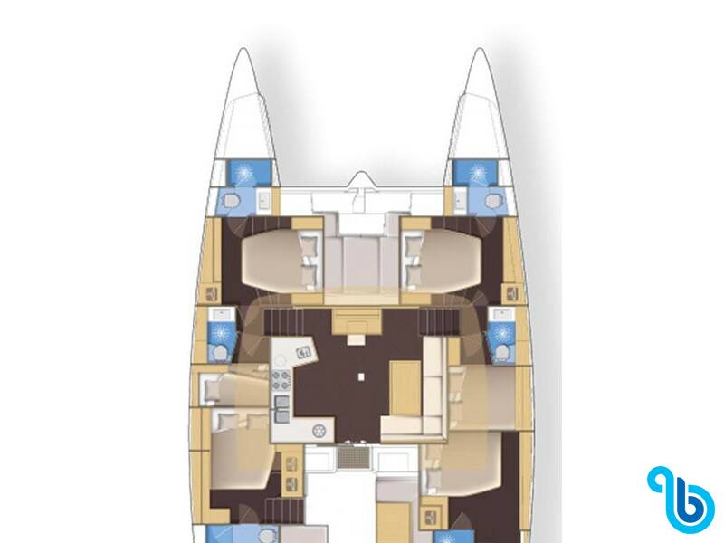 Lagoon 52 , Queen of Hearts (A/C - Generator - Refit 2022)