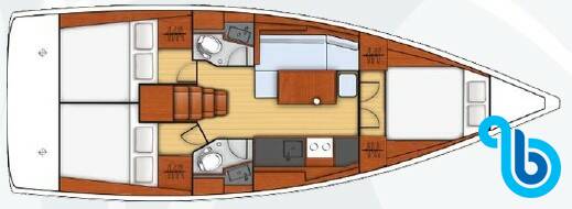 Oceanis 38.1, LUCE