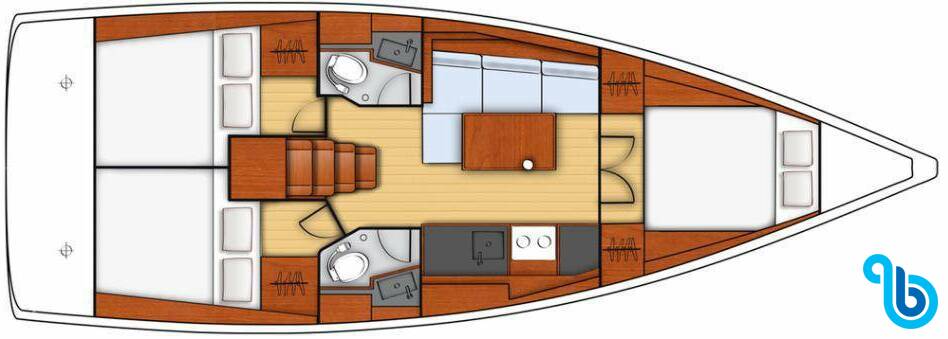 Oceanis 38.1, Triton 89