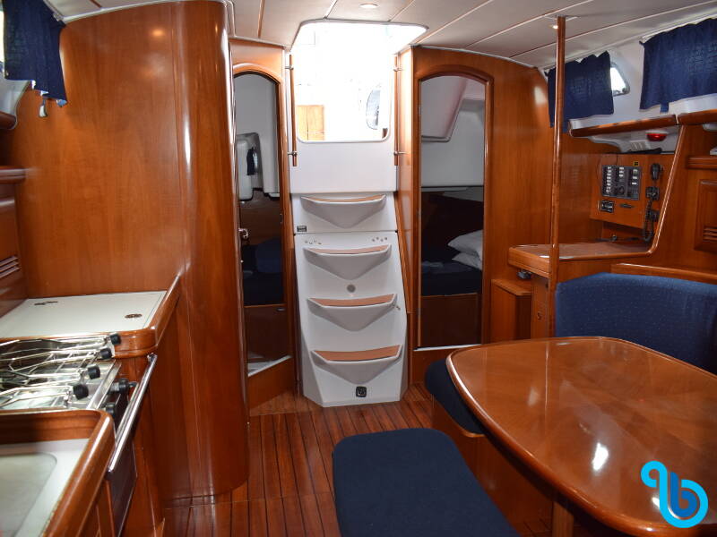 Oceanis 393 Clipper, Sabik