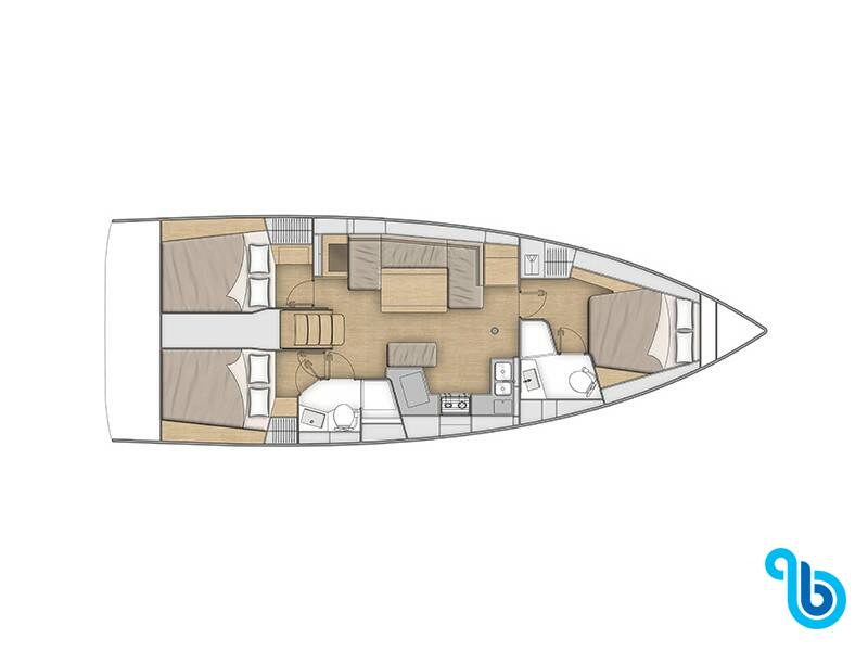 Oceanis 40.1 , TBA (bowthruster,inox gangway, solar panels, inverter, teak cockpit)