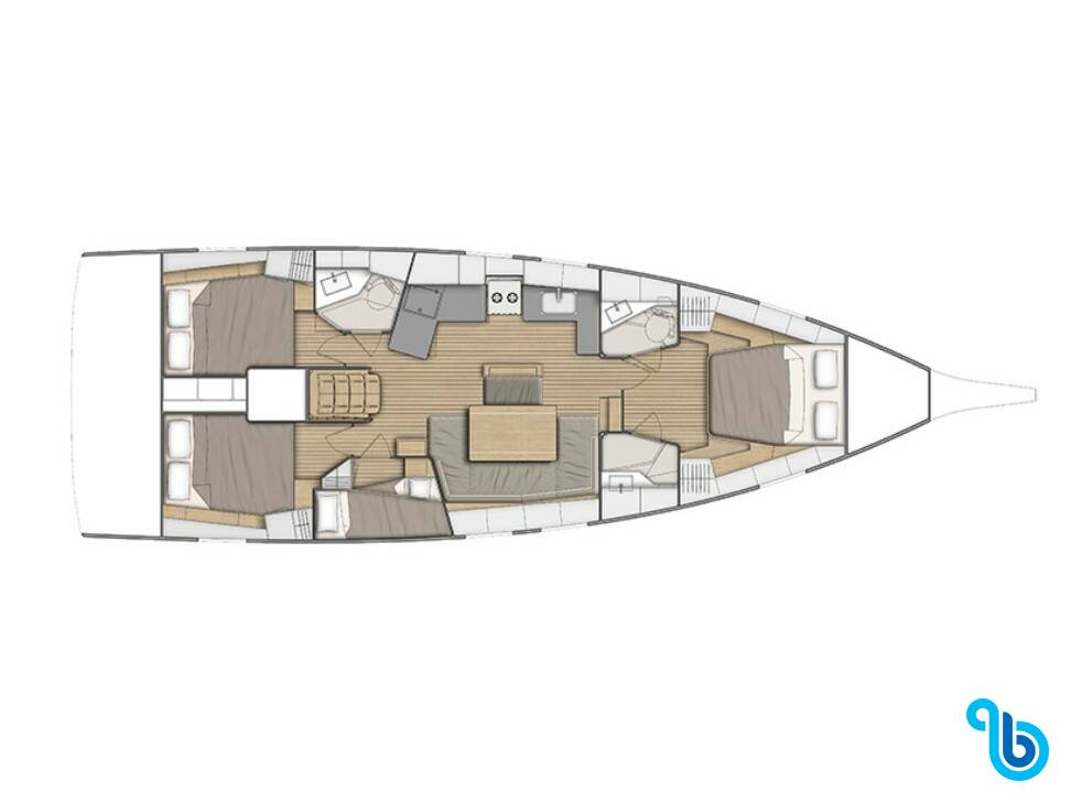 Oceanis 46.1 , Calliope - Comfort line