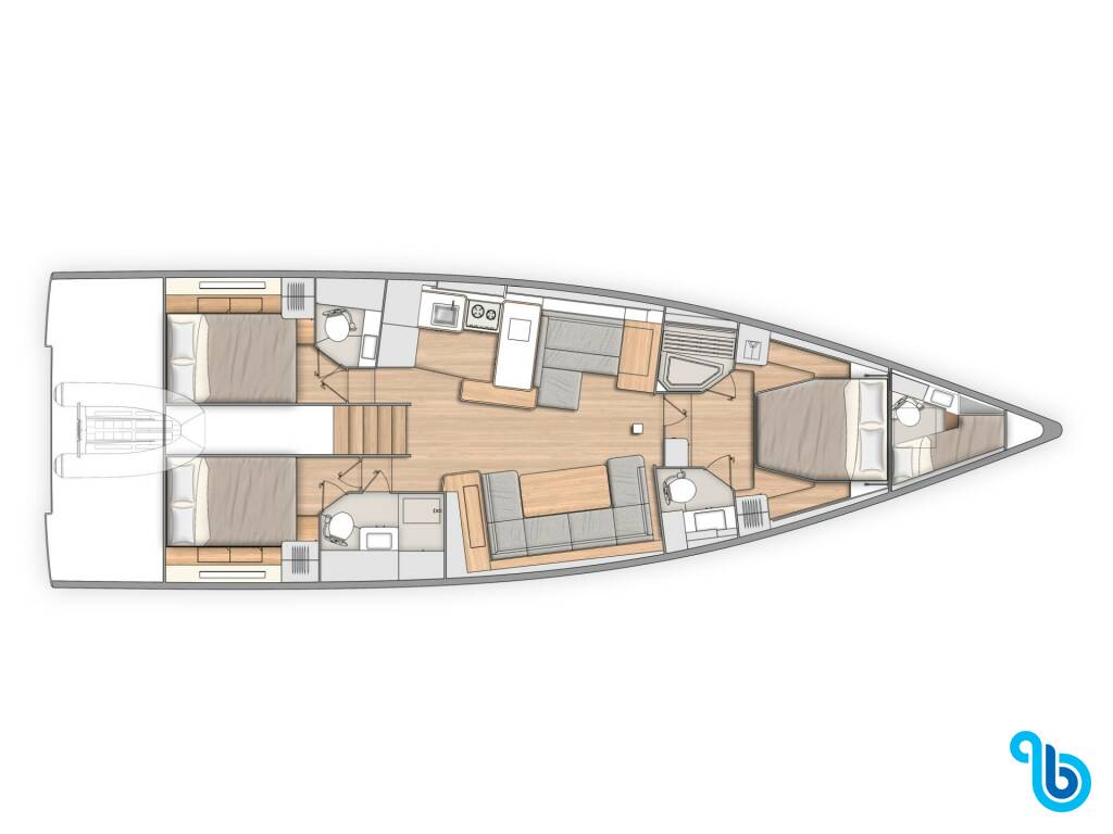 Oceanis Yacht 54, WHITE CLOUD