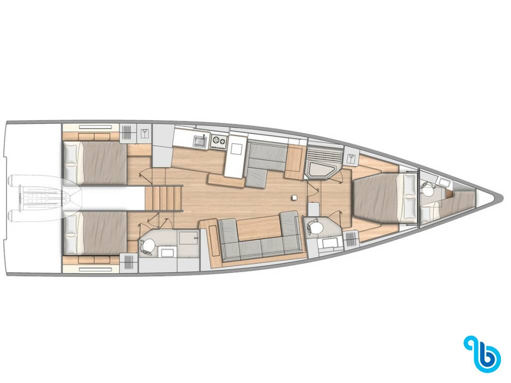 Oceanis Yacht 54, White Bird