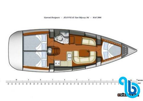 Sun Odyssey 36i, Sail Mira