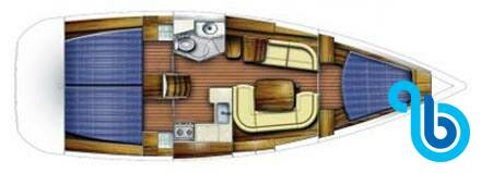 Sun Odyssey 39i, Cabiria