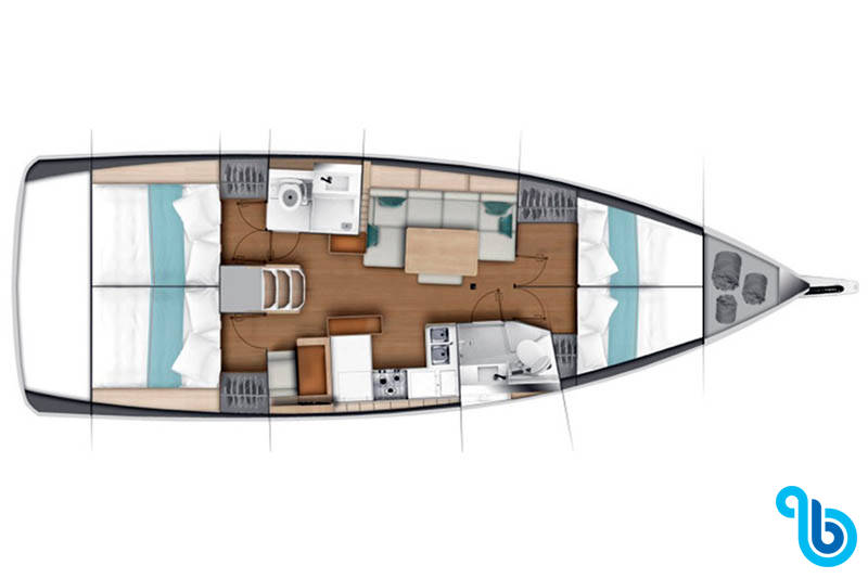 Sun Odyssey 440, La Baavca