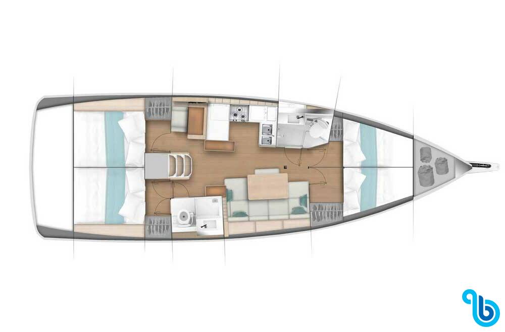 Sun Odyssey 440, LAZY RIVER