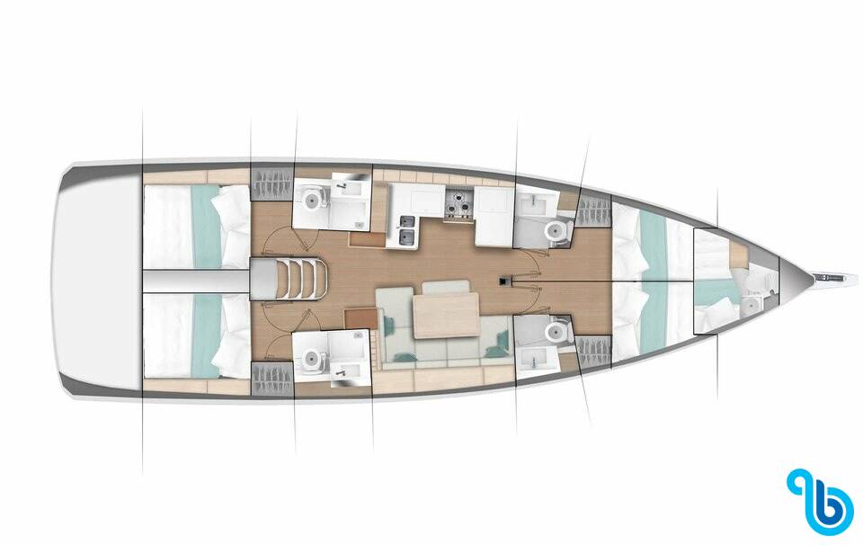 Sun Odyssey 490, Jouir