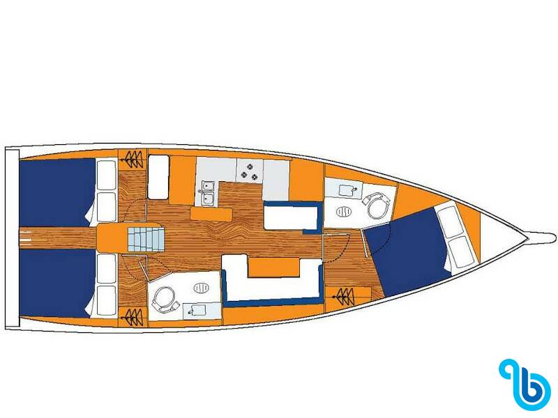 Sunsail 410, 