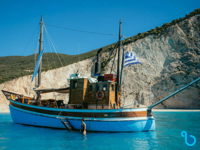 Wooden Trawler Ionian Spirit